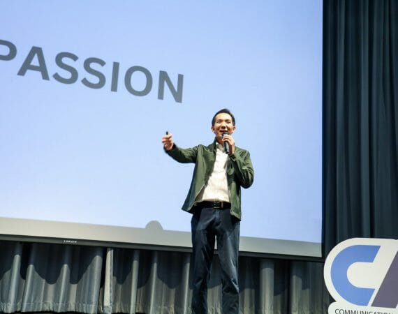<strong>ภาพกิจกรรมสัมมนา AIS PLAYGROUND x Mass Comm CMU Inspired Talk ในหัวข้อ “Spin Content ปั่นไอเดียให้โดนใจ”</strong>