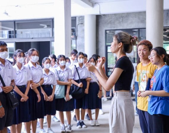 สื่อสารฯ ต้อนรับนักเรียนโรงเรียนตากพิทยาคม ห้องเรียนพิเศษ (SME) แนะนำหลักสูตรและการรับเข้าศึกษาต่อคณะฯ (TCAS’67) เยี่ยมชมการฝึกปฏิบัติการกองถ่ายทำภาพยนตร์หลักสูตรภาพยนตร์ดิจิทัล