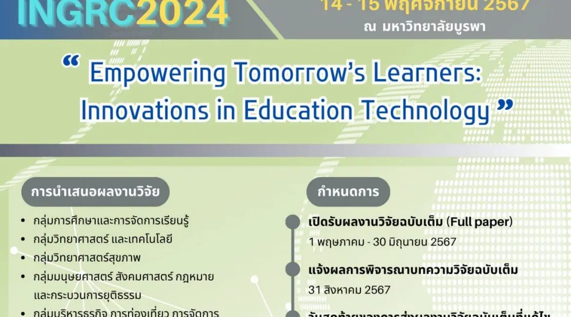 (งานประชุมวิชาการ) ขอความอนุเคราะห์ประชาสัมพันธ์การประชุมวิชาการนานาชาติและนำเสนอผลงานวิจัยระดับบัณฑิตศึกษาแห่งชาติ ครั้งที่ 58