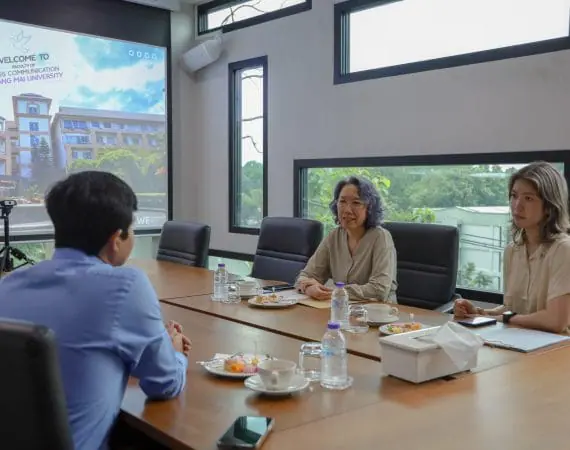 การสื่อสารฯ มช. ให้การต้อนรับอาคันตุกะ Auburn University หารือการทำวิจัยด้าน Health Communication และ Climate Change Communication