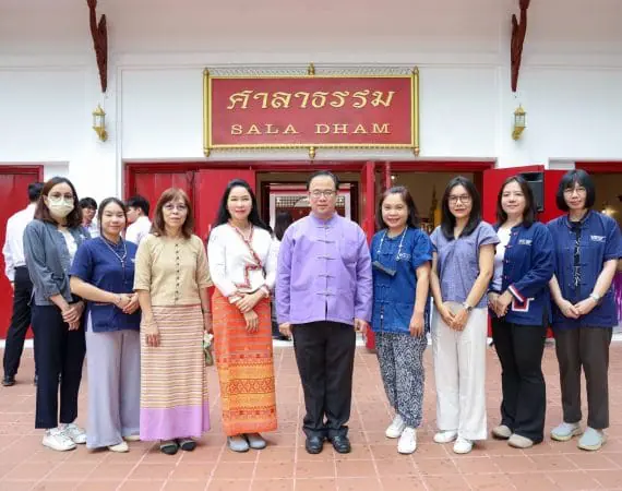 การสื่อสารฯ ร่วมพิธีหล่อเทียนและสมโภชเทียนพรรษามหาวิทยาลัยเชียงใหม่ ประจำปี 2567