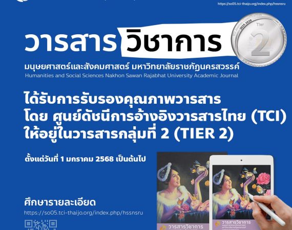 (วารสาร) ขอความอนุเคราะห์ประชาสัมพันธ์เปิดรับบทความเพื่อตีพิมพ์ลงวารสารวิชาการมนุษยศาสตร์และสังคมศาสตร์