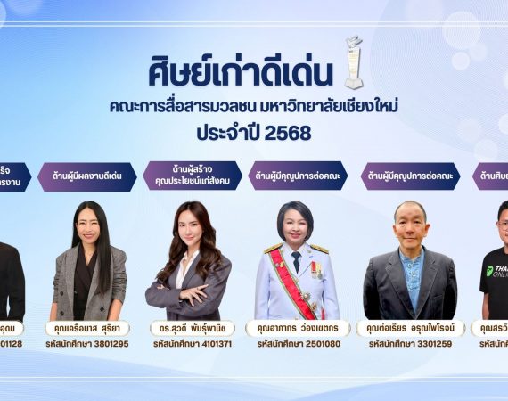 ศิษย์เก่าดีเด่น คณะการสื่อสารมวลชน ประจำปี 2568